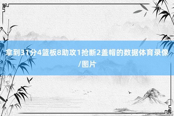 拿到31分4篮板8助攻1抢断2盖帽的数据体育录像/图片