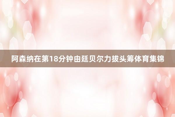 阿森纳在第18分钟由廷贝尔力拔头筹体育集锦
