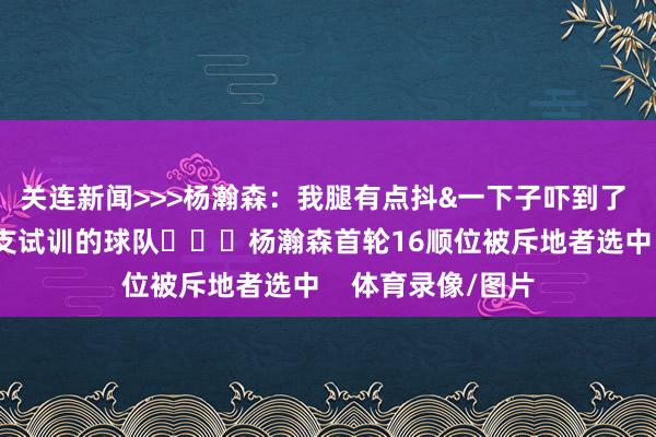 关连新闻>>>杨瀚森：我腿有点抖&一下子吓到了 斥地者是我第一支试训的球队			杨瀚森首轮16顺位被斥地者选中    体育录像/图片