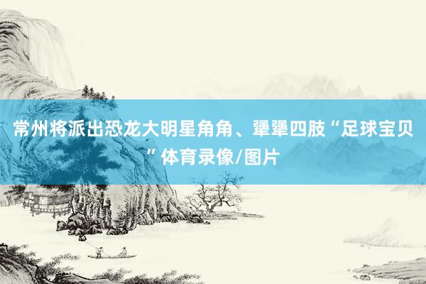 常州将派出恐龙大明星角角、犟犟四肢“足球宝贝”体育录像/图片