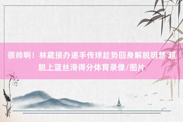 很帅啊！林葳接办递手传球趁势回身解脱明慧 超脱上篮丝滑得分体育录像/图片