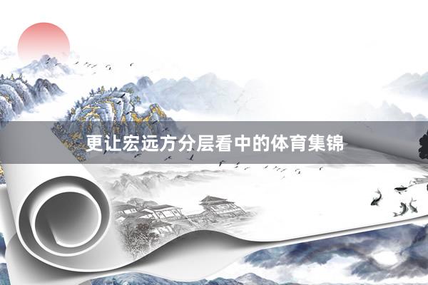 更让宏远方分层看中的体育集锦